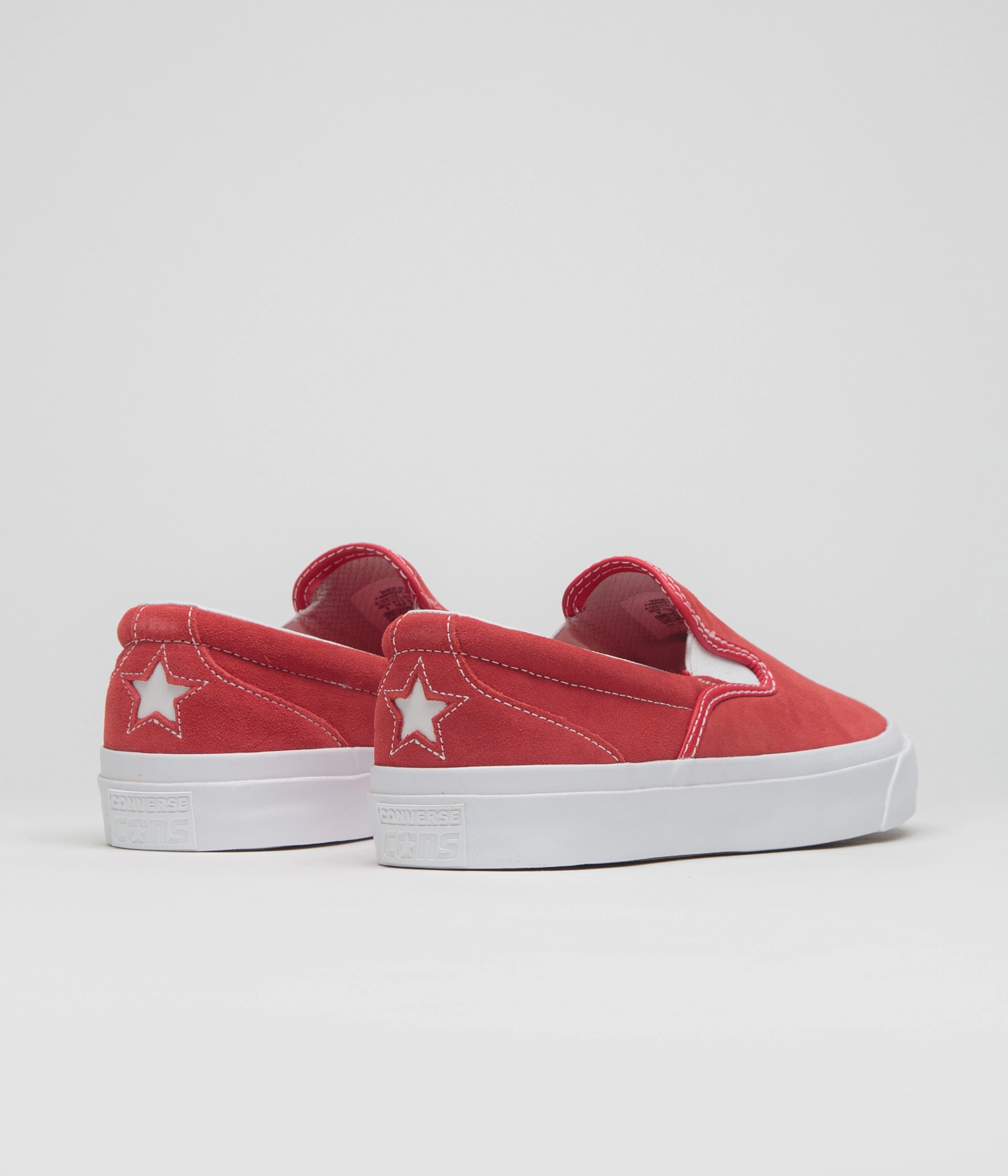 Converse Cons One Star CC Slip Pro Shoes - Red / White / Gum Quick Fit Performance Flex