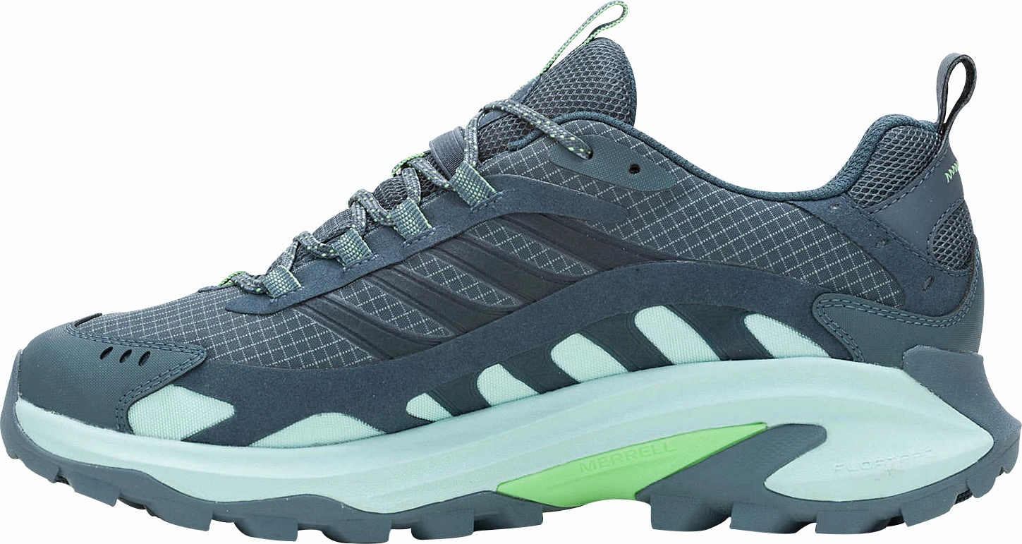 Merrell Moab Speed 2 GORE-TEX Mens Walking Shoes - Grey Ultimate Comfort Fit Highland Path