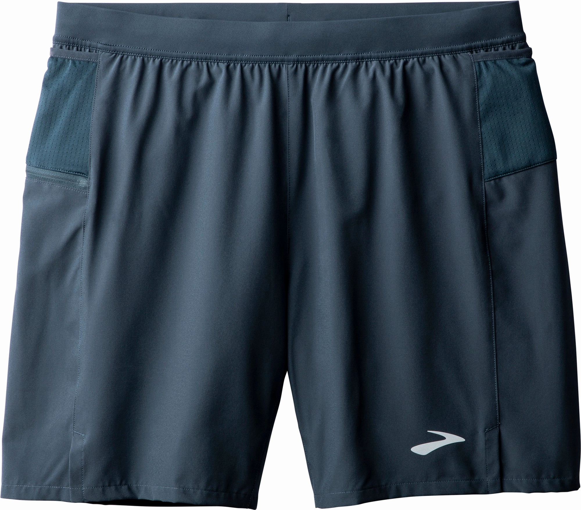 Brooks 7 Inch Journey 2 In 1 Mens Running Shorts - Blue adventure apparel