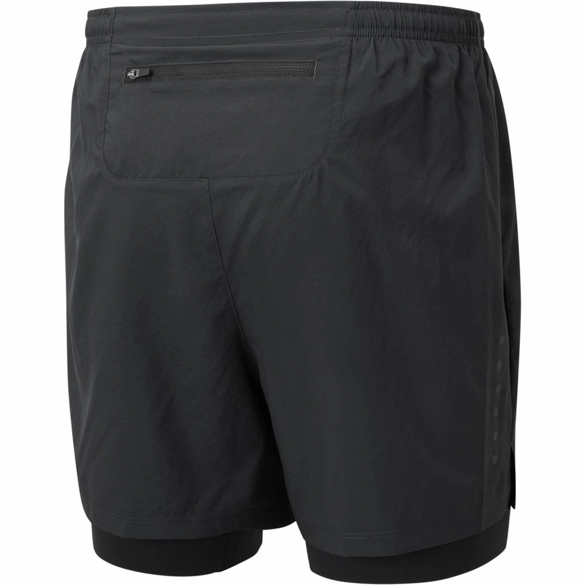 Ronhill Core Twin 2 In 1 Mens Running Shorts - Black Sport Ready Wear boots