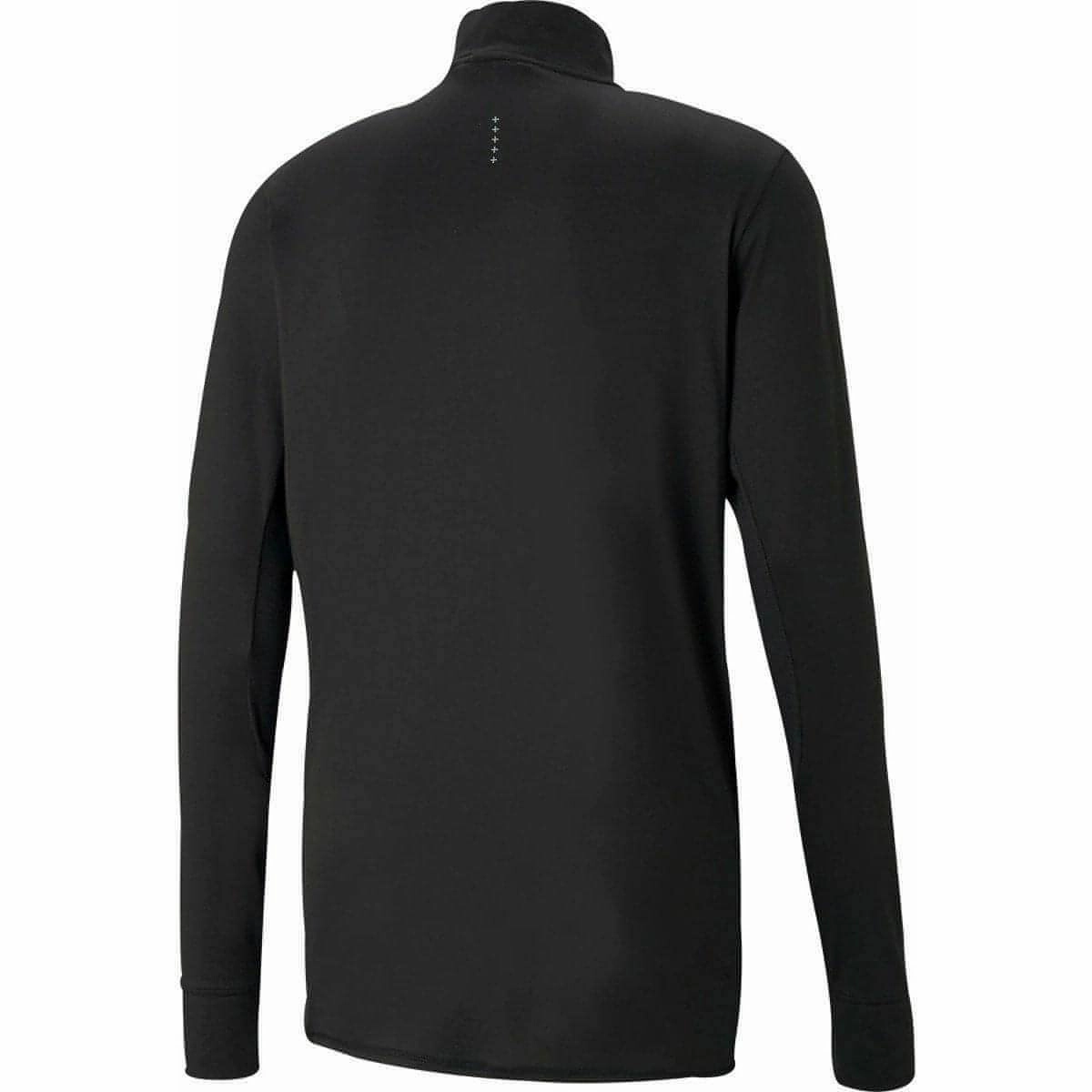 Cane Photo Puma Favourite Half Zip Long Sleeve Mens Running Top - Black