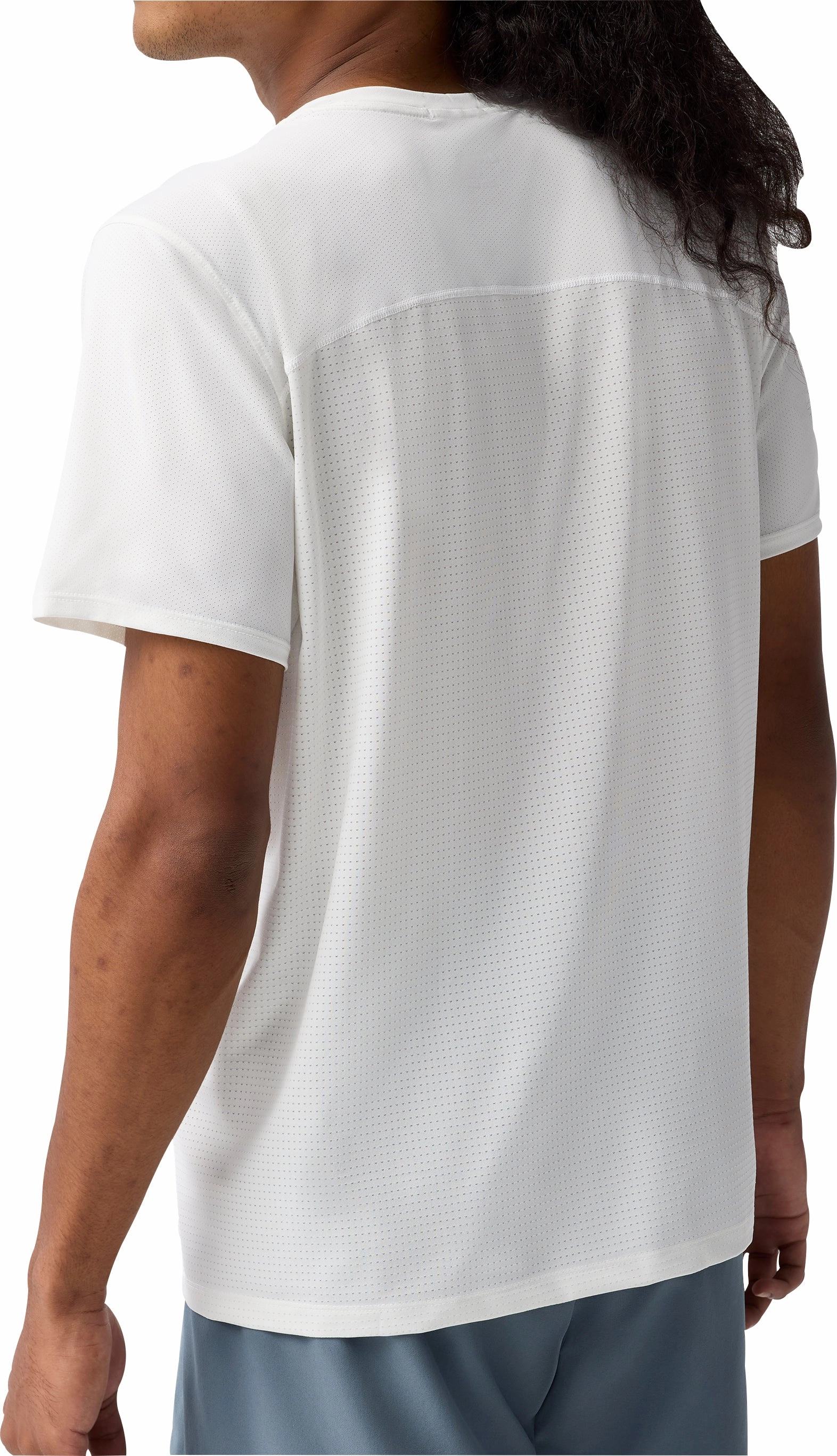 Brooks Atmosphere 3.0 Short Sleeve Mens Running Top - White Cozy Performance Weekend Fashion