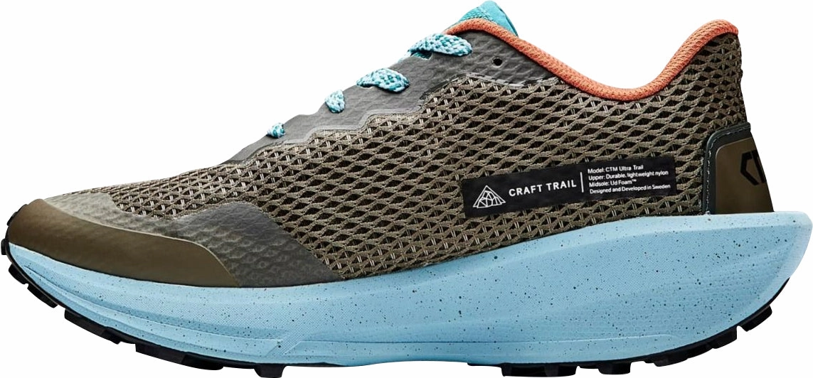 flexible shoes Craft CTM Ultra Mens Trail Running Shoes - Grey