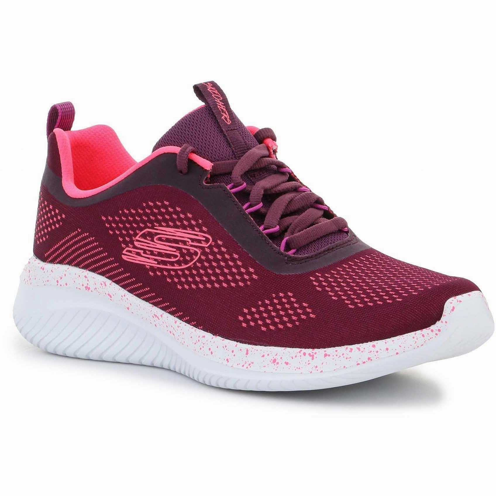 Shock absorption Skechers Ultra Flex 3.0 New Horizons Womens Training Shoes - Purple