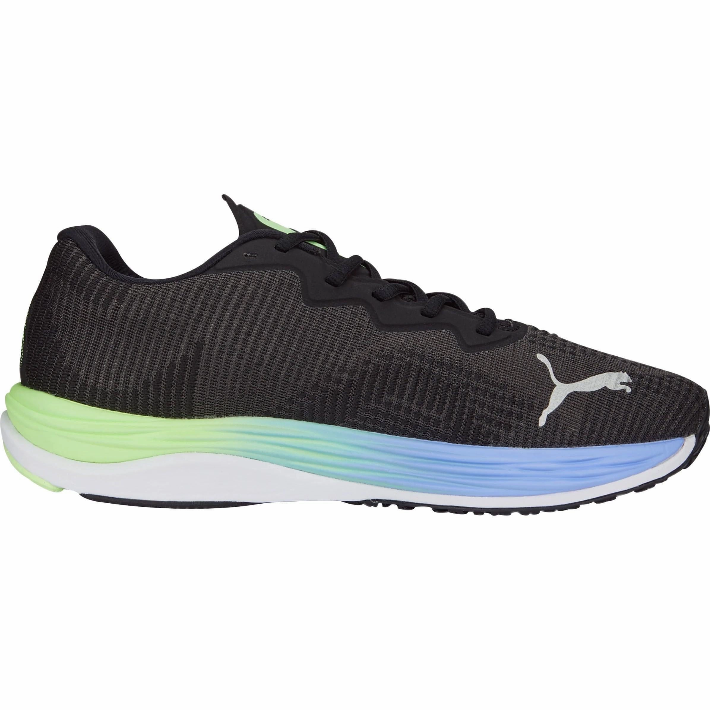 Comfortable Soles Modern Fit Puma Velocity Nitro 2 Fade Mens Running Shoes - Black