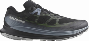 heel - hugging neutral colored shoes Salomon Ultra Glide 2 Mens Trail Running Shoes - Black