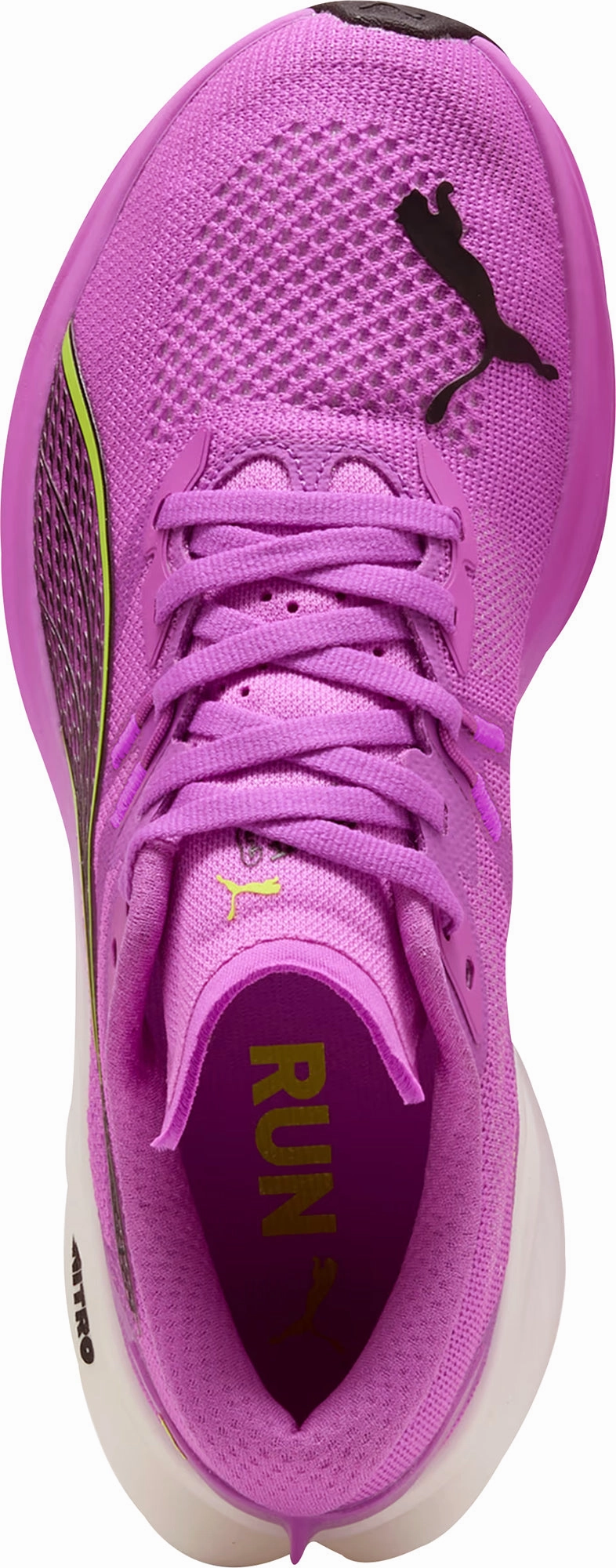 Puma Deviate Nitro 3 Womens Running Shoes - Purple Mid Cut Torsion Control System