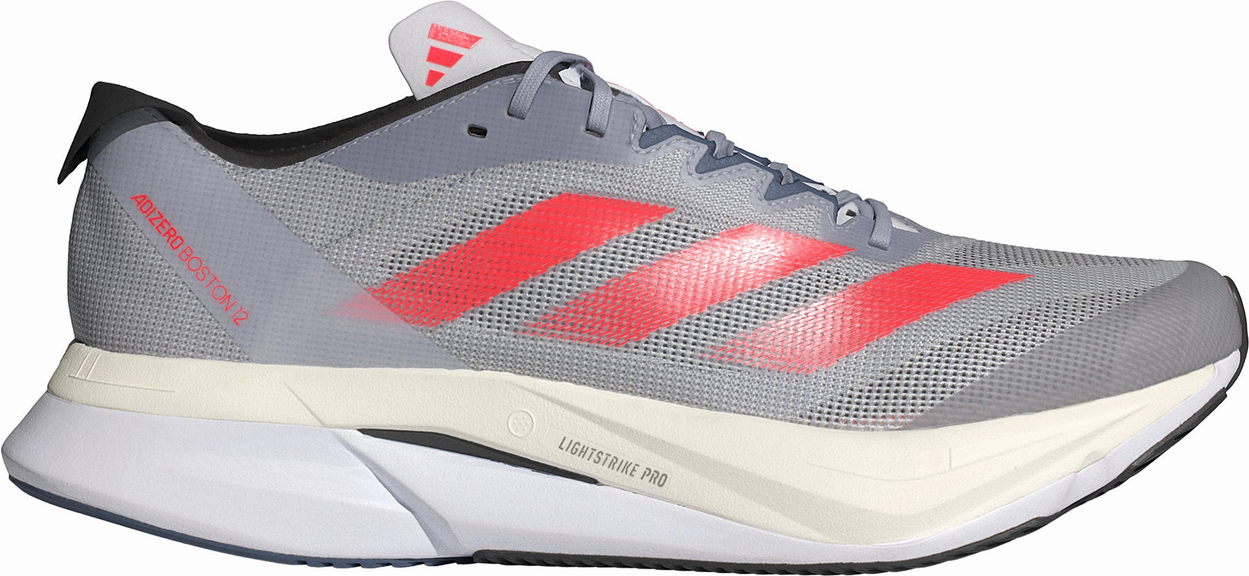Lightweight EVA Foam Cutting - edge adidas Adizero Boston 12 Mens Running Shoes - Grey