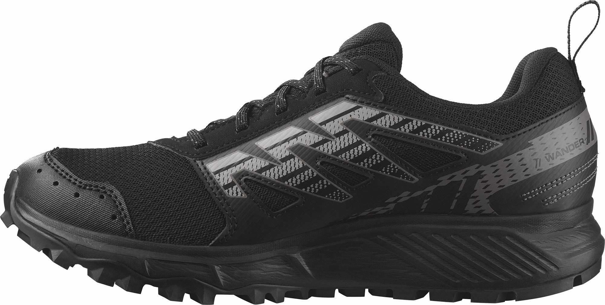 double - strap shoes Salomon Wander GORE-TEX Womens Trail Running Shoes - Black