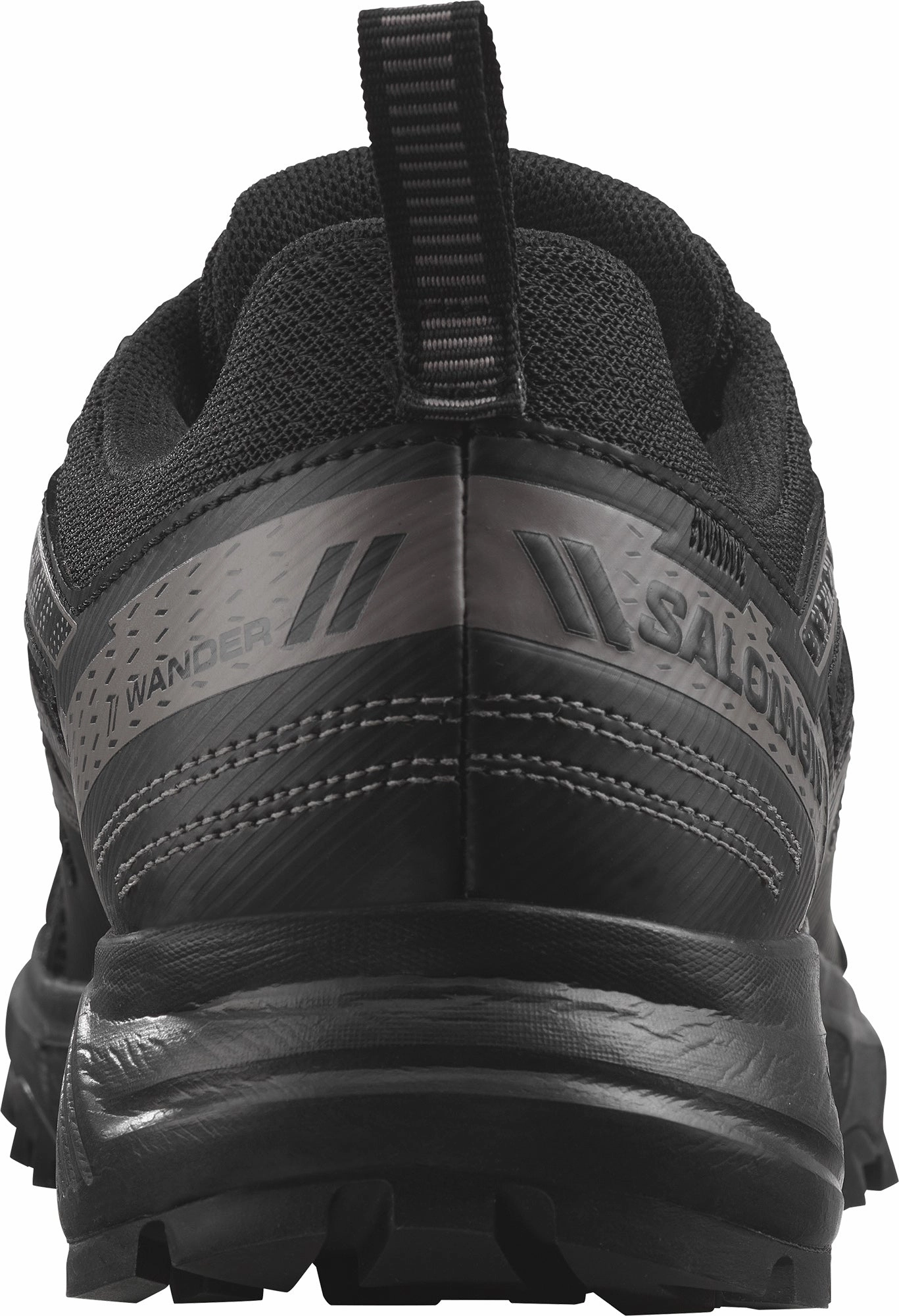 morning running hill running shoe capacity Salomon Wander GORE-TEX Womens Trail Running Shoes - Black