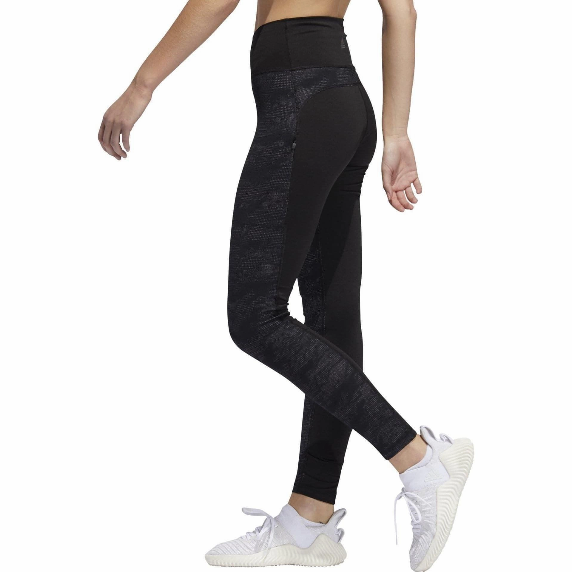 For Kids Yoga Class Luxury Choice Body Shaping adidas Believe This Jacquard High Rise Womens Long Training Tights - Black