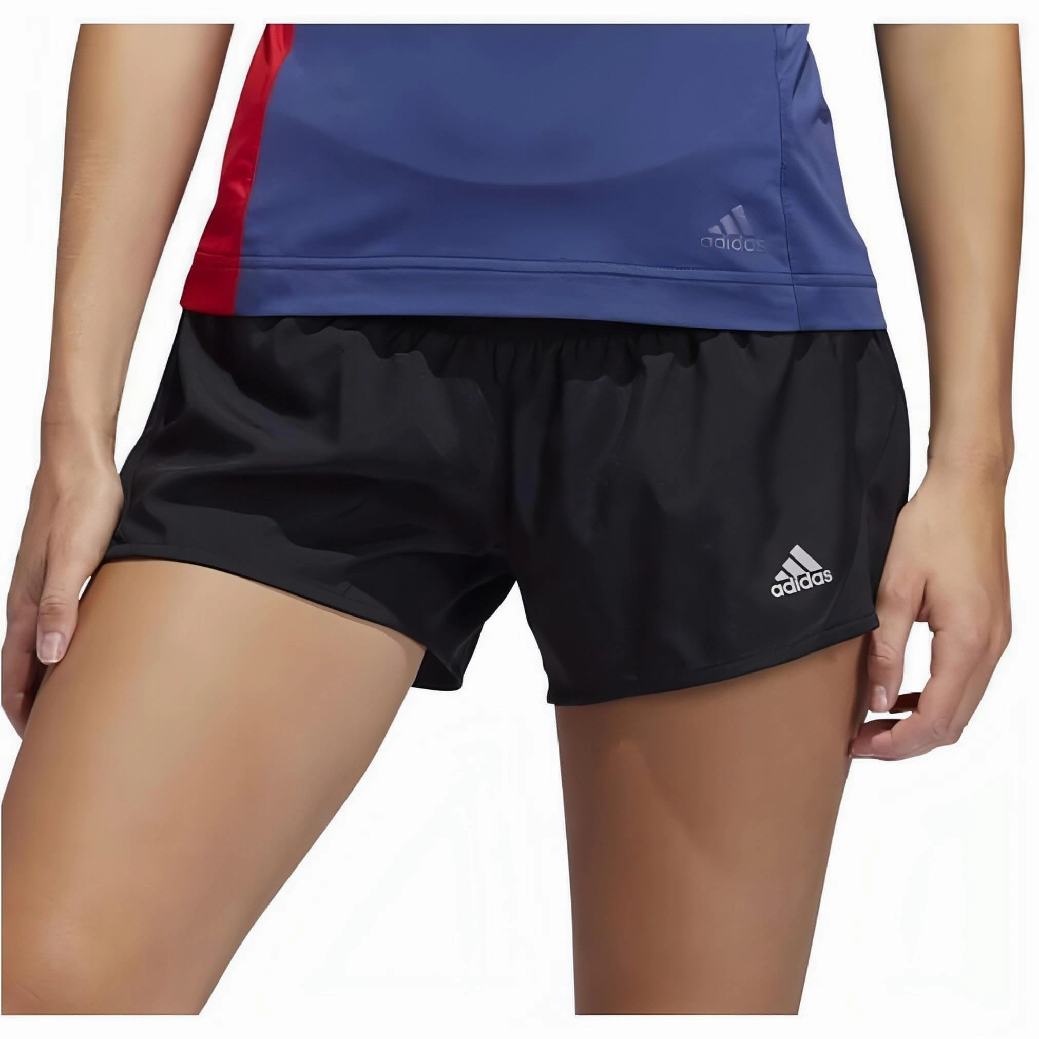 adidas Run It 4 Inch Womens Running Shorts - Black Everyday Flex Wear Slim Fit Wear