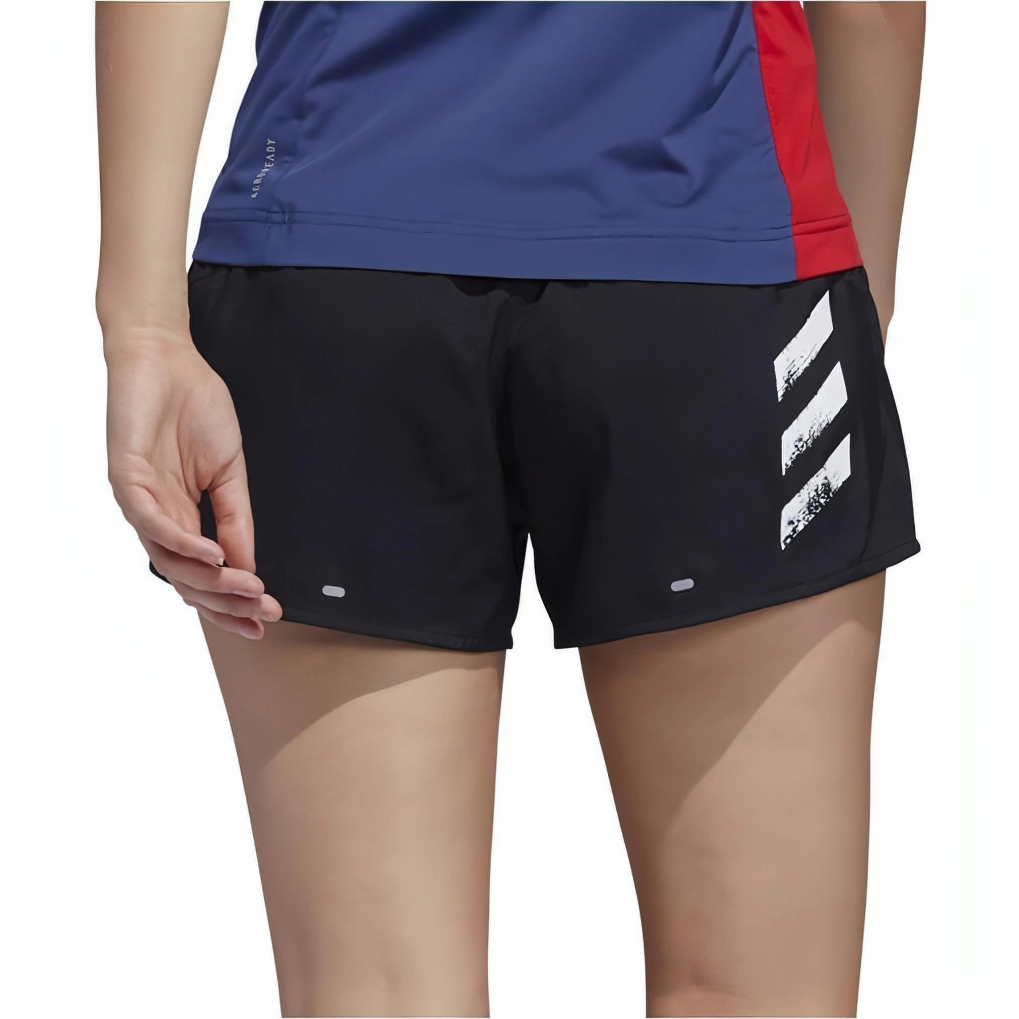 adidas Run It 4 Inch Womens Running Shorts - Black Sporty Layer