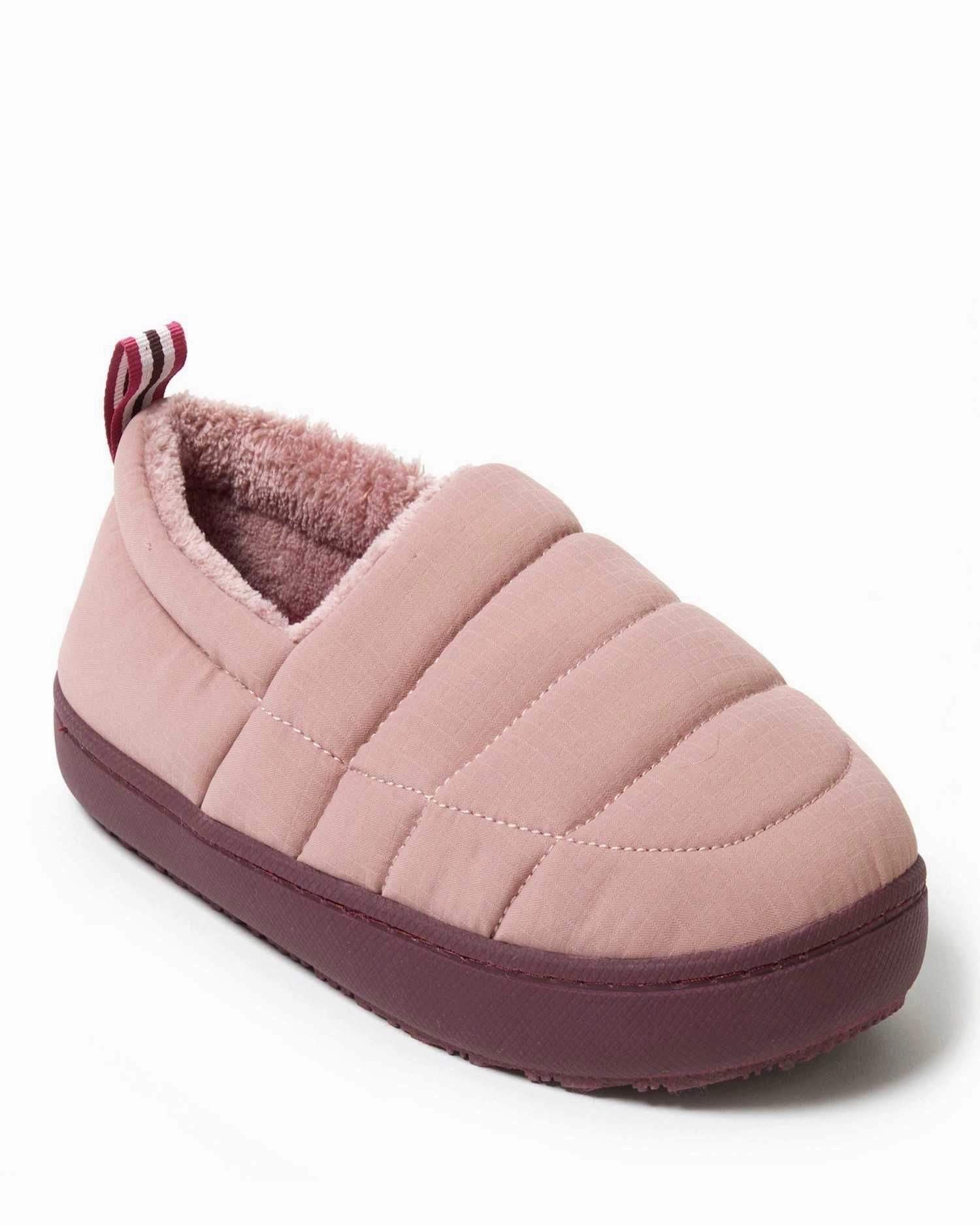 Dearfoams Women's Fern Ripstop Closed Back House Slipper Comfortable Use Comfortable Stability