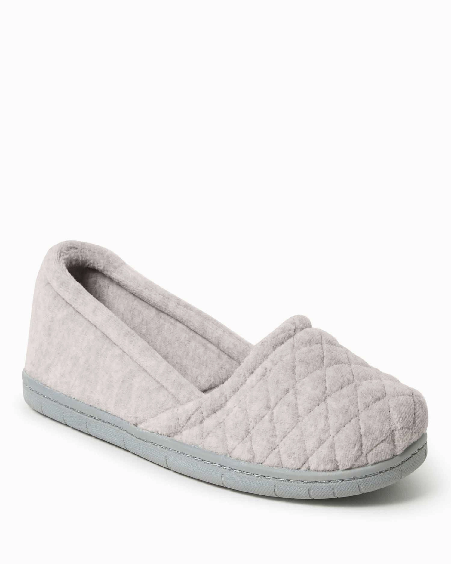 Comfy Beach Walk Dearfoams Women's Katie Microfiber Velour Espadrille House Slipper