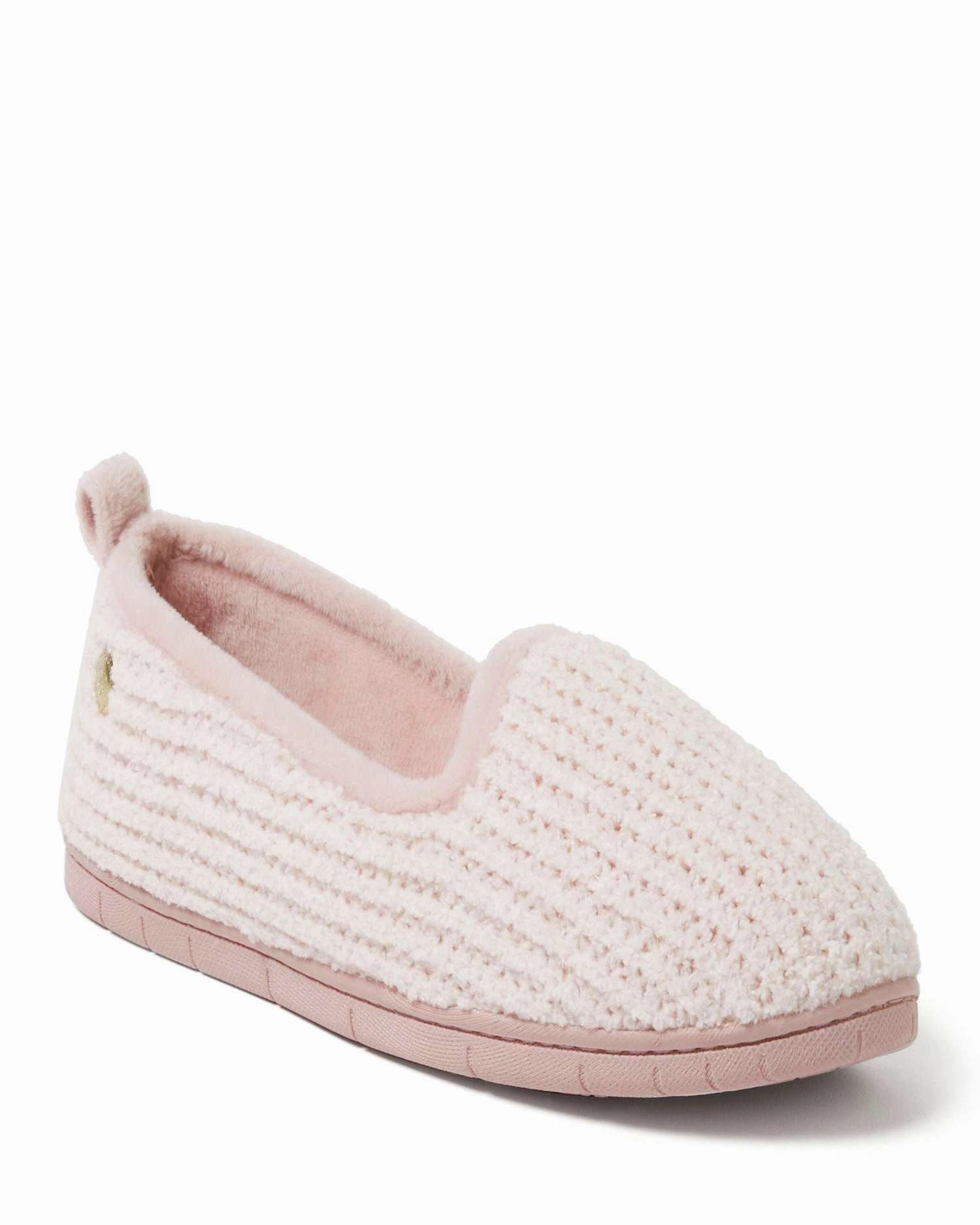 LaceUp Dearfoams Women's Rachel Marled Chenille Closed Back House Slipper