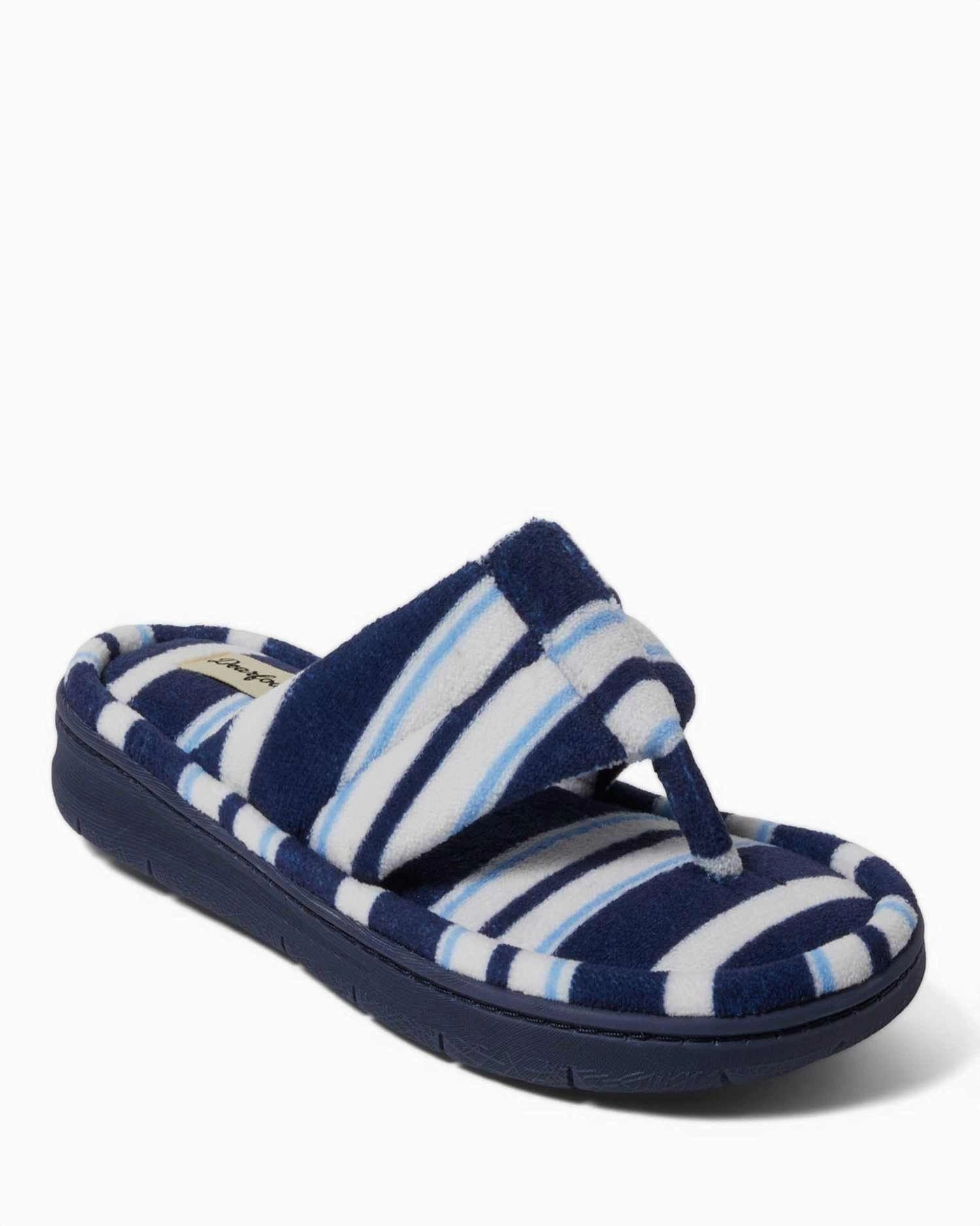 Quick Slip Sandal Dearfoams Women's Wrenley Terry Thong Flip Flop House Slipper