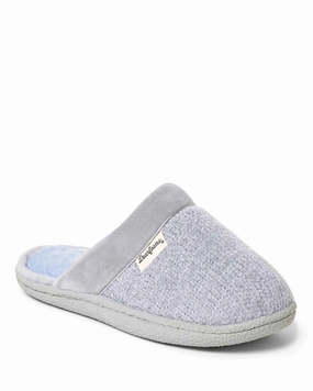 All-Day Fit Dearfoams Womens Samantha Chenille Scuff House Slipper
