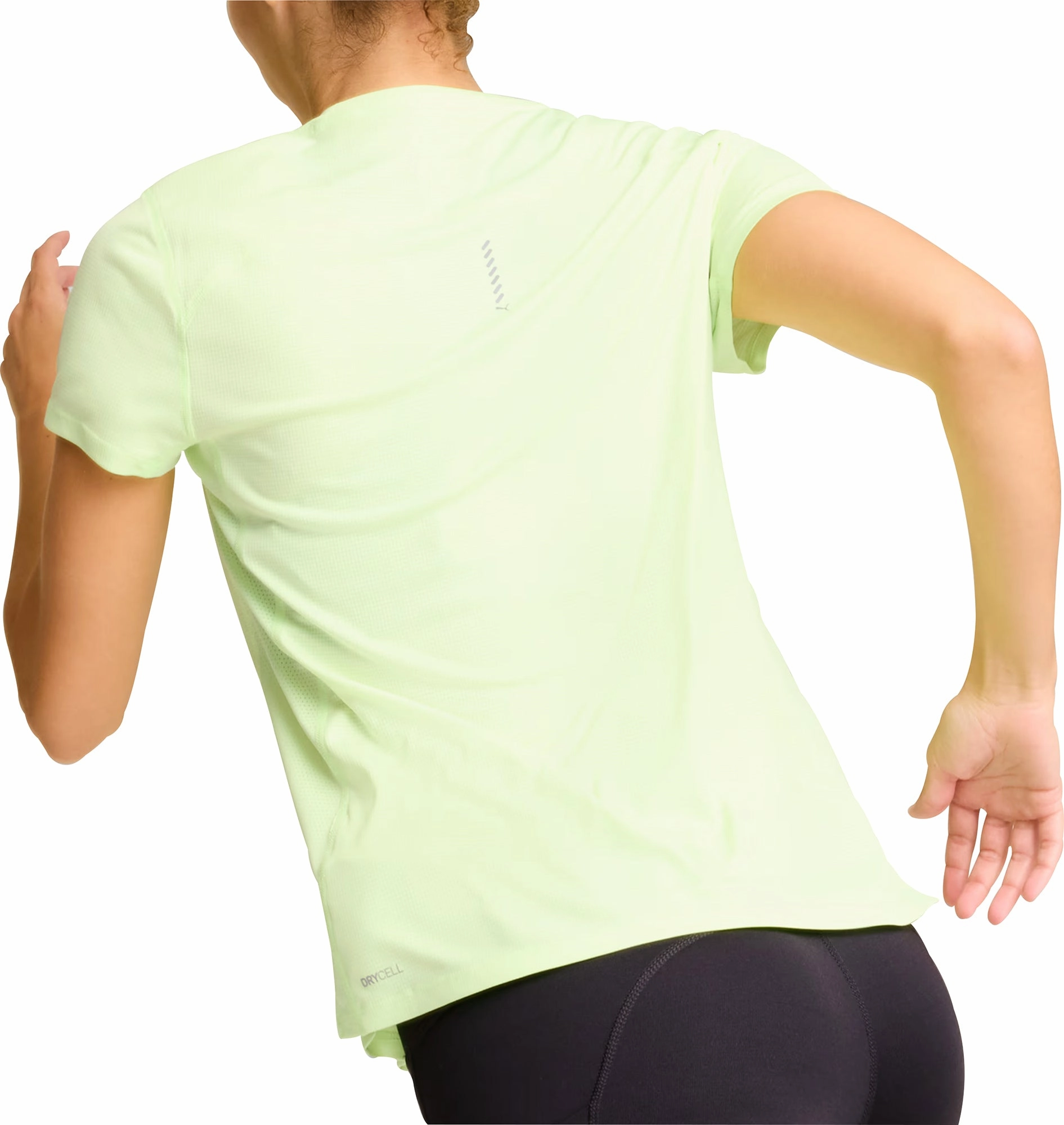Relaxed Wear Popular Puma Run Favourite Velocity Short Sleeve Womens Running Top - Green