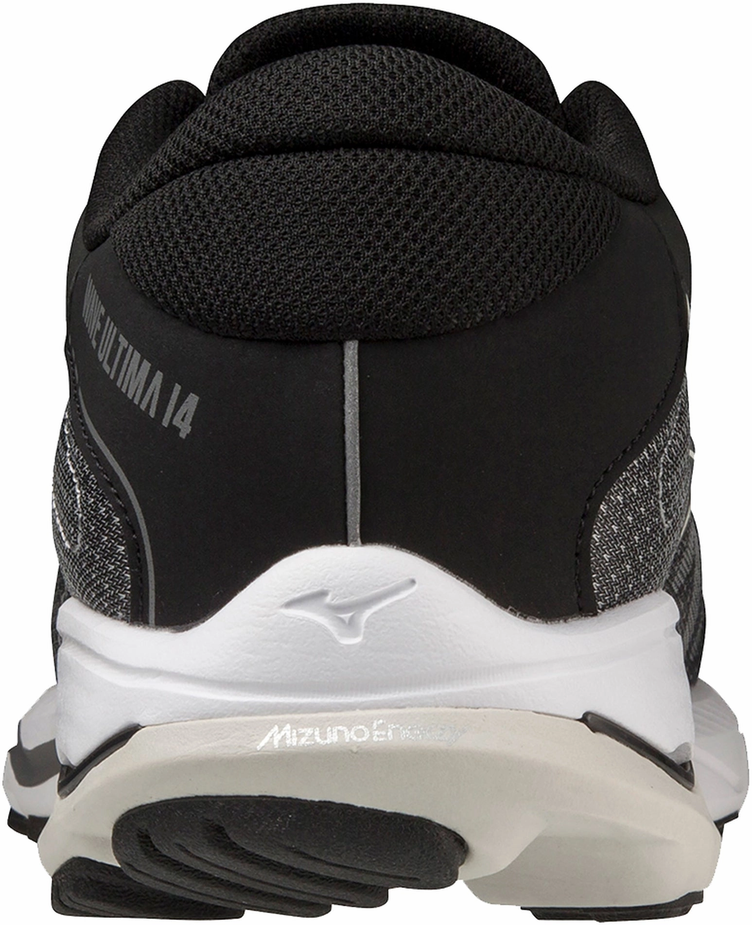Hybrid Wear Traction Optimized Grip Mizuno Wave Ultima 14 Mens Running Shoes - Black