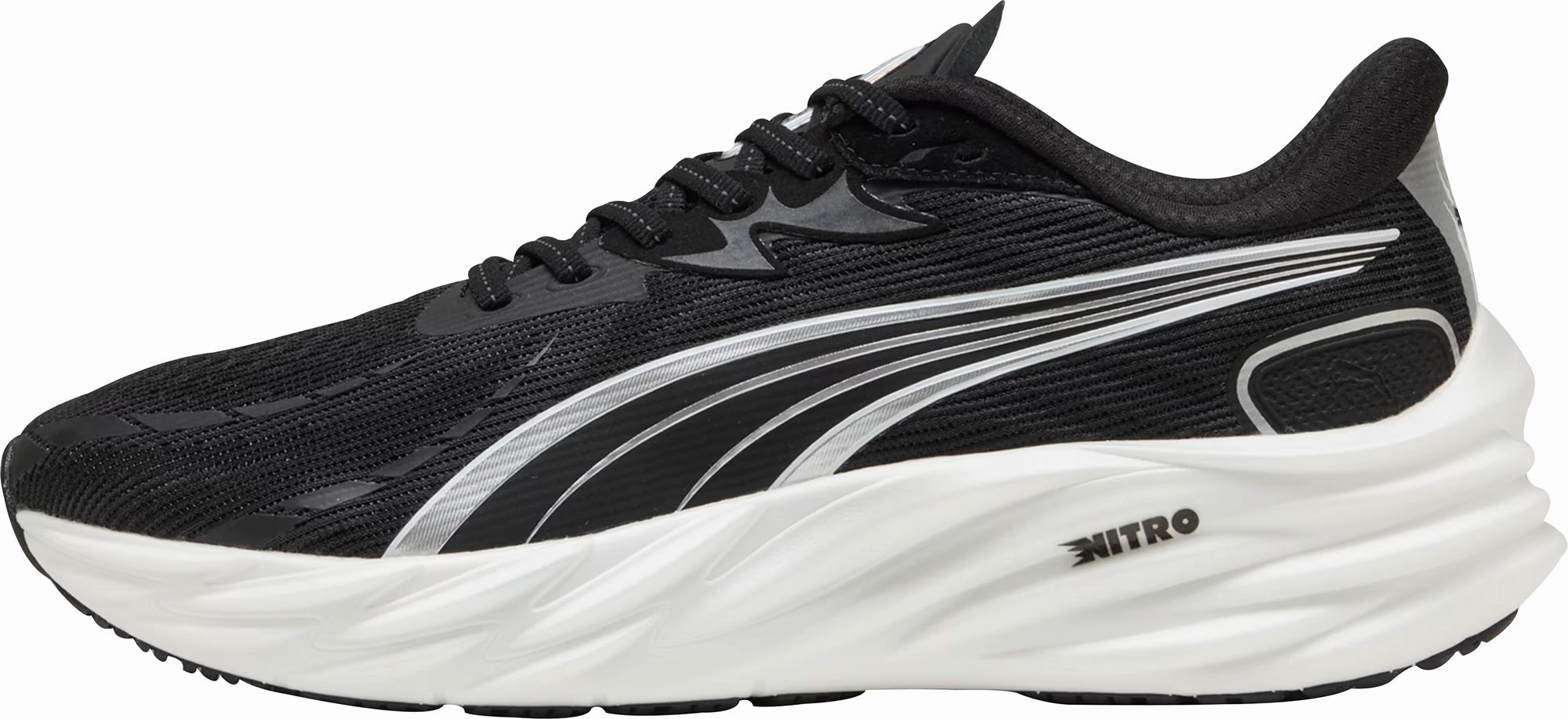 Puma Velocity Nitro 4 Mens Running Shoes - Black Cycling Comfort High Energy