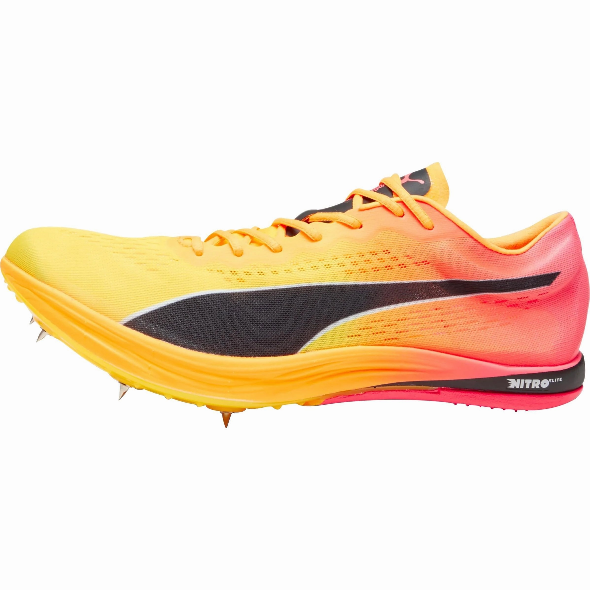 Puma evoSpeed Nitro Elite  Long Distance Running Spikes - Orange Tight Wrap