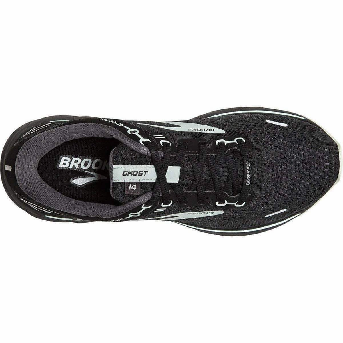 Lightweight Carrier Brooks Ghost 14 GORE-TEX Womens Running Shoes - Black