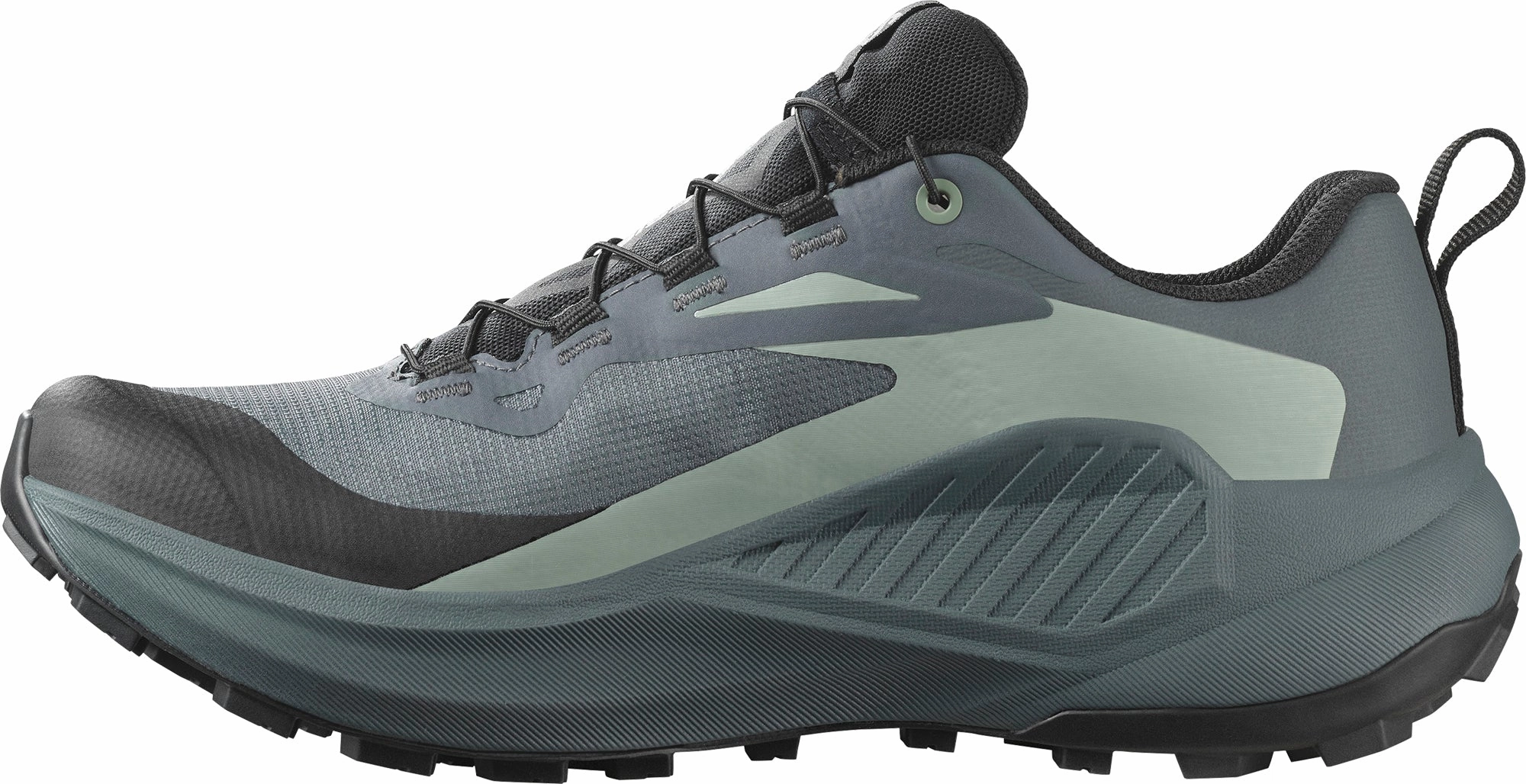 Salomon Genesis GORE-TEX Womens Trail Running Shoes - Grey Zip - up