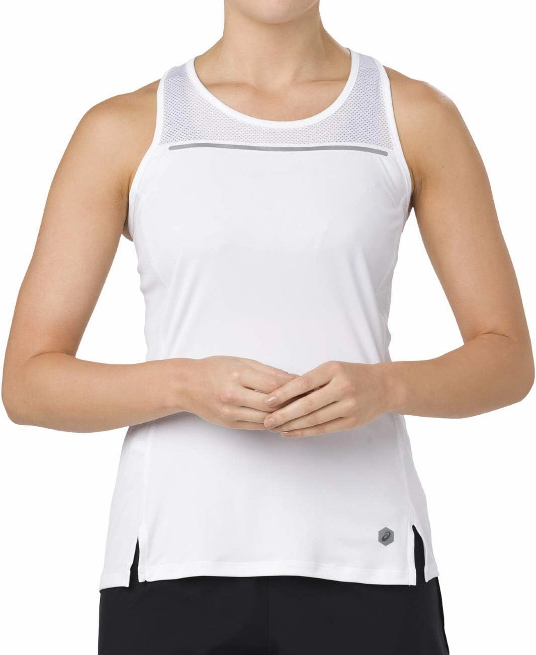 Asics Lite-Show Womens Running Vest Tank Top - White extent All Purpose