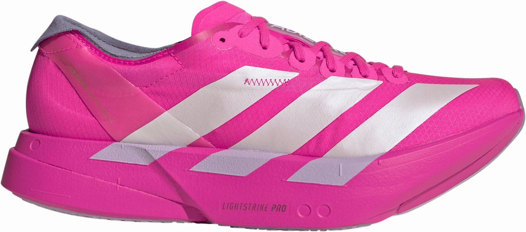 Lightweight Foam Construction well - balanced adidas Adizero Adios Pro 4 Womens Running Shoes - Pink