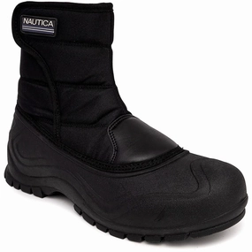 TYEE Mens Laceless Manmade Winter & Snow Boots Flexible Frame Urban Traveler