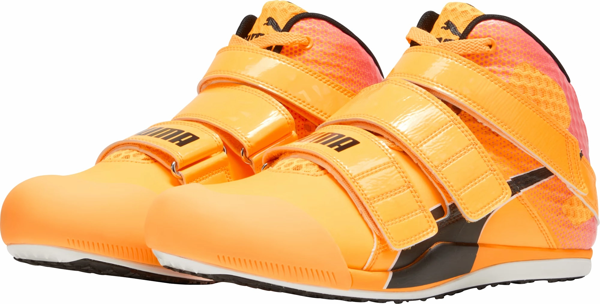 Puma evoSpeed Javelin Elite 2.0 Field Event Spikes - Orange Stretchable Mesh Breathable Knit Upper