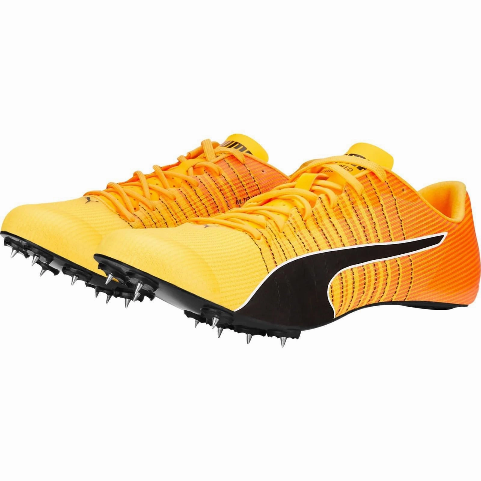 Puma evoSpeed Tokyo Future Faster Running Spikes - Orange Skill Challenge Football Pitch