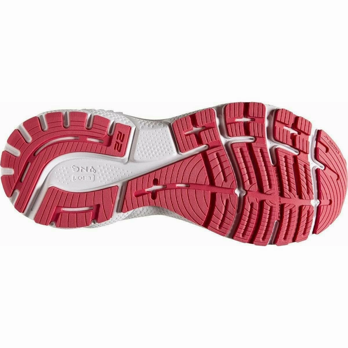 Reinforced Eyelet Durability Padded Fit Brooks Adrenaline GTS 22 Womens Running Shoes - Black