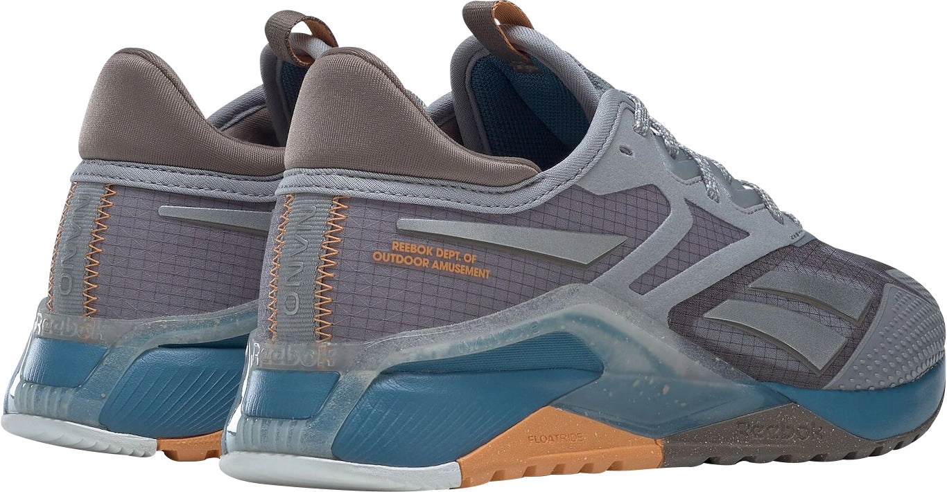 Reebok Nano X2 TR Adventure Womens Training Shoes - Grey Comfortable Heel Balance Motion