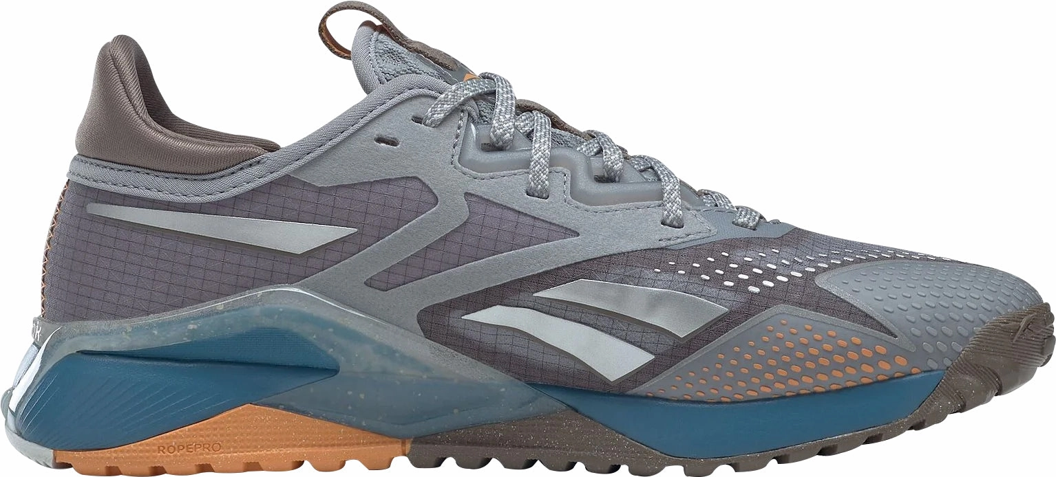 ComfortFit Textured Surface Reebok Nano X2 TR Adventure Womens Training Shoes - Grey
