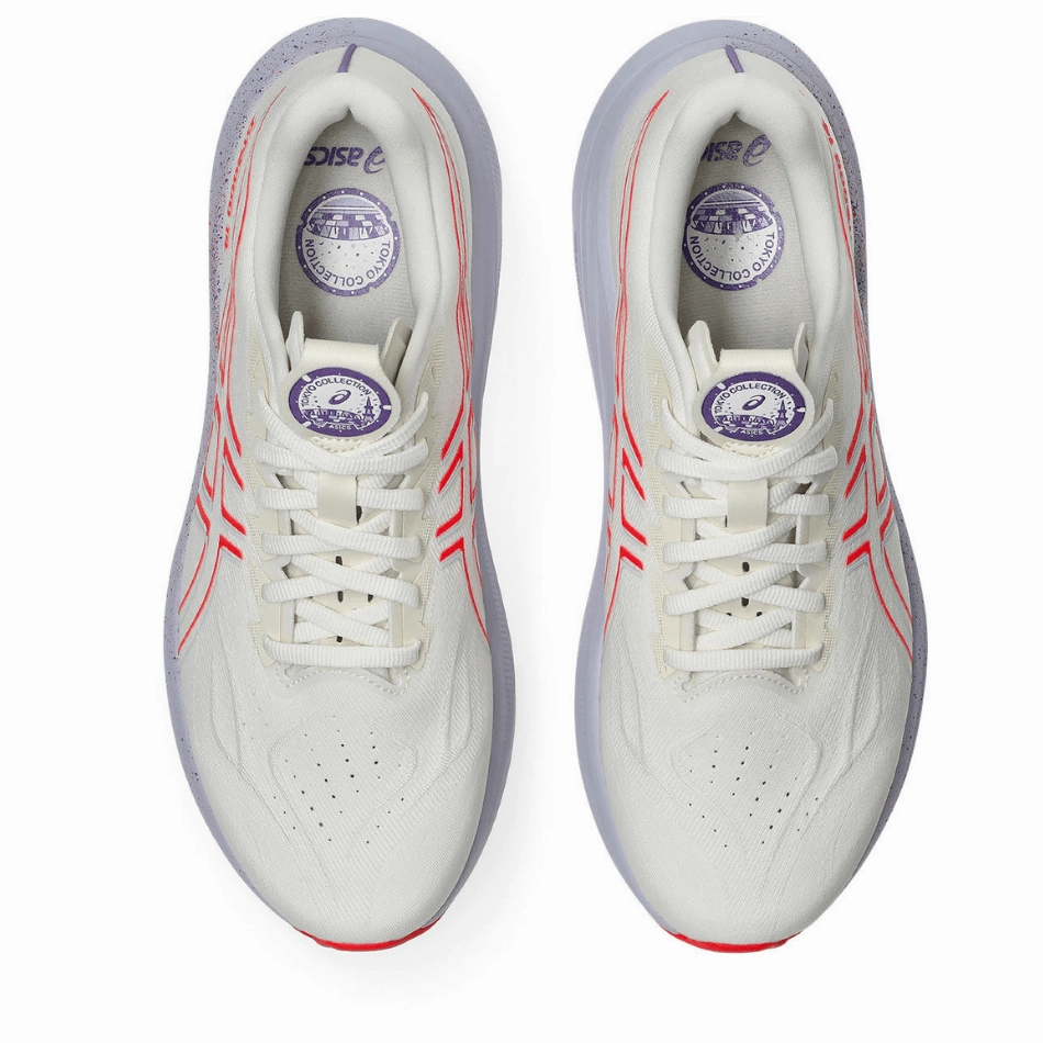 All Season ASICS Men's GT-2000 v14 TOKYO Collection Running Shoes in Cream/Edo Purple AW25