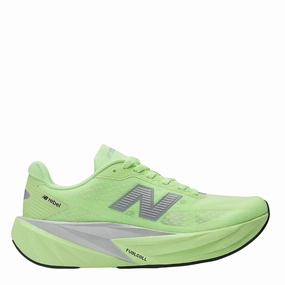 Unisex Appeal New Balance Women's Fuelcell Rebel v5 Running Shoes in Lab Green/Silver Metallic/White AW25