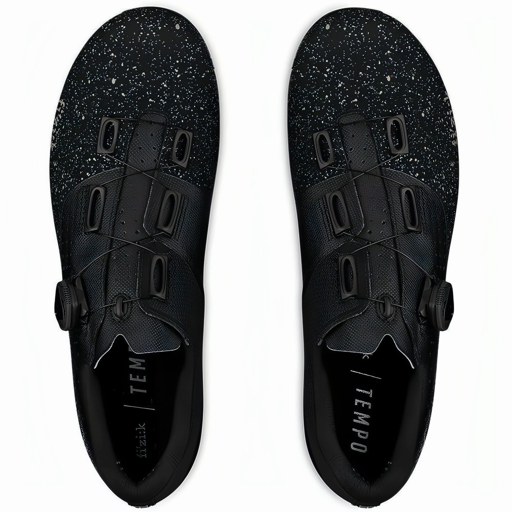 Fizik R4 Tempo Overcurve Classique Mens Road Cycling Shoes - Black Ankle Cushioning Quick Walk