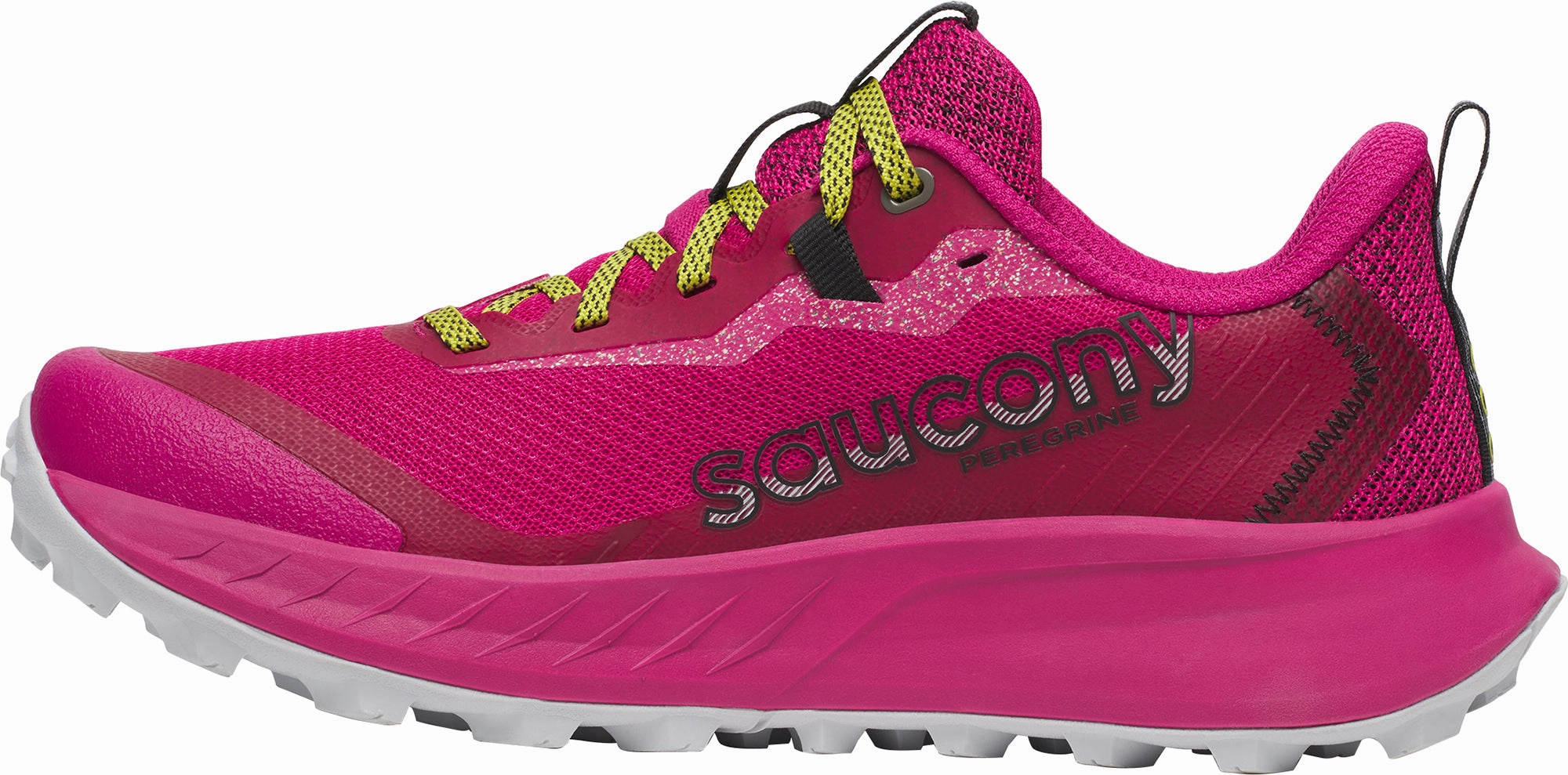 Hyper Elastic Outsole Saucony Peregrine 15 Womens Running Shoes - Pink