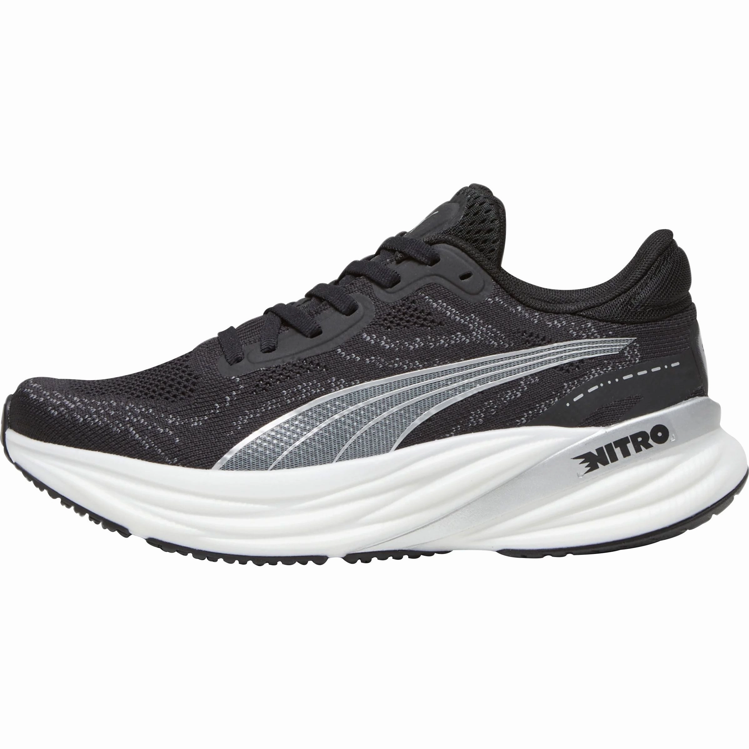 Easy to Wear Sports Ready Puma Magnify Nitro 2 Womens Running Shoes - Black