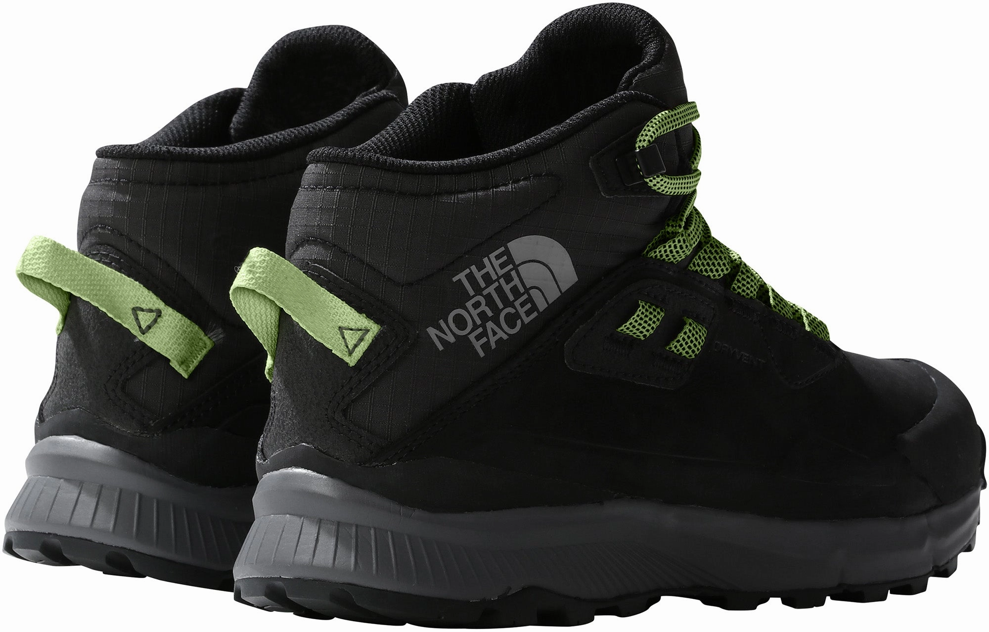 The North Face Cragstone Leather Mid Waterproof Womens Walking Boots - Black Outdoor versatility Mountain Pass