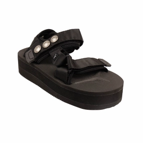 Practical Function Moisture wicking John Elliott X Blackmeans X Suicoke Yucca Sandals - Black