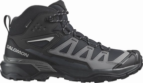 Light cushion Salomon X Ultra 360 Mid GORE-TEX Mens Walking Boots - Black
