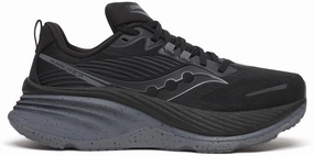 user - friendly Foam Midsole Saucony Hurricane 24 Womens Running Shoes - Black