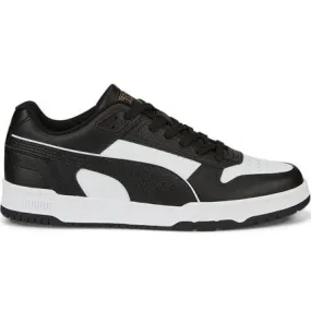 Mesh Fabric Puma Men's Game Low Black Shoes