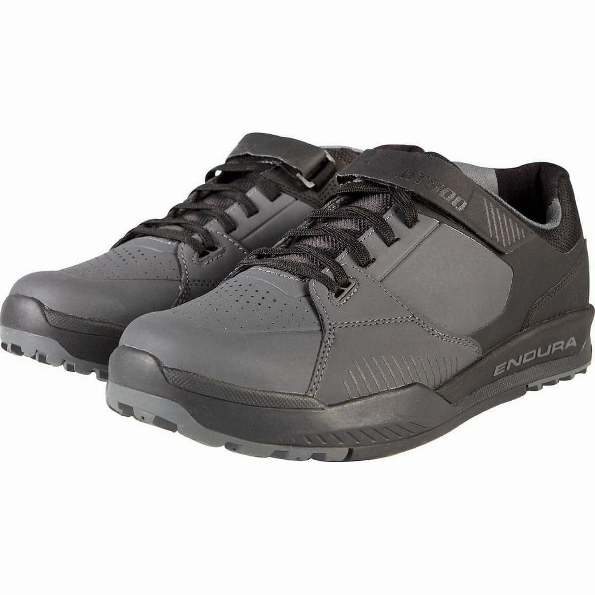 Endura MT500 Burner Clipless Mens MTB Cycling Shoes - Black Comfortable Straps Cushioned Ankle Support