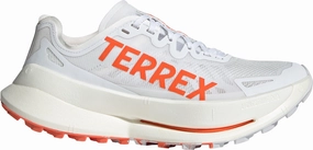 adidas Terrex Agravic Speed Ultra Womens Trail Running Shoes - White High-quality Hydrophobic Materials