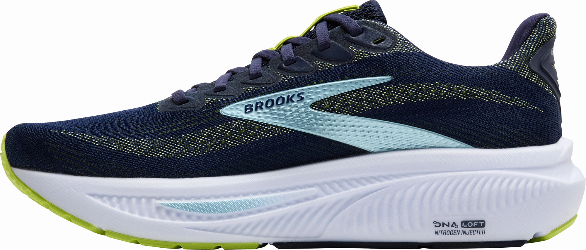 Brooks Ghost 17 WIDE FIT (2E) Mens Running Shoes - Blue Fitness Regime zippered