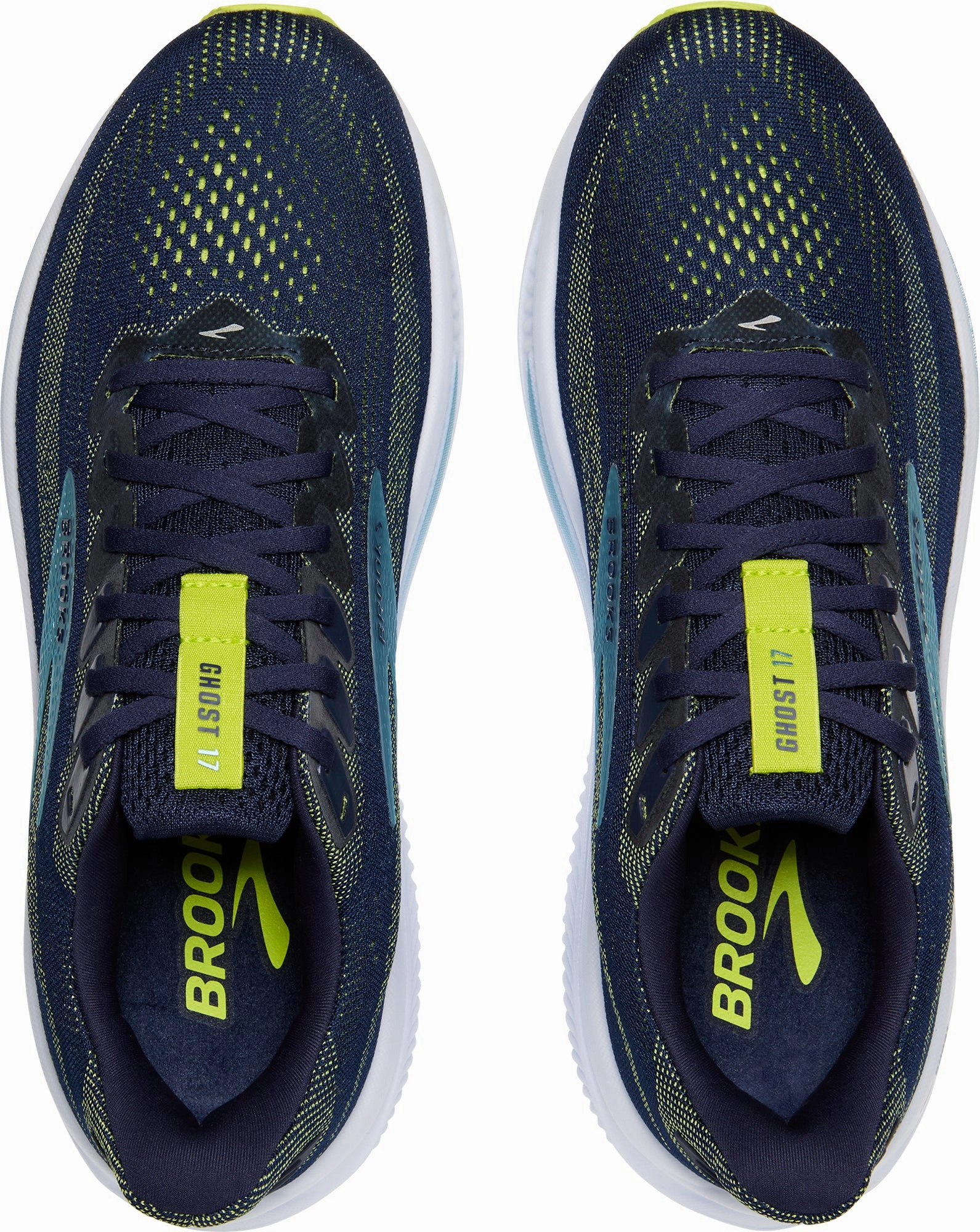 Lateral Stability Walls Brooks Ghost 17 WIDE FIT (2E) Mens Running Shoes - Blue